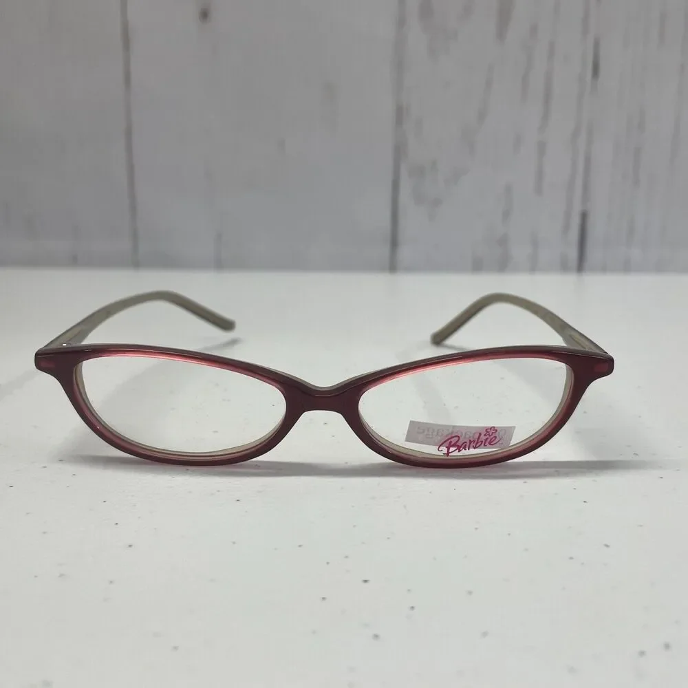 Barbie B505 Girls Kids Eyeglasses Frames Coral Oval 45-15-120